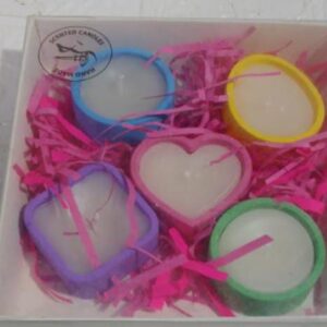 Decorative Scented Candle Set (Pack of 5)