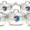 Stainless Steel Cookware Set (5-Piece – 2L to 6L)