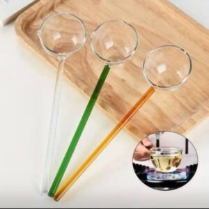 Glass Tarka Spoon (Heat Resistant)